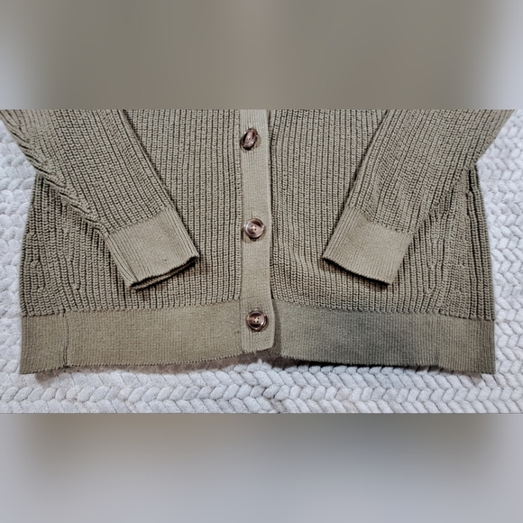 Haven Well Within Olive Button-Up Cardigan - Picture 2 of 7
